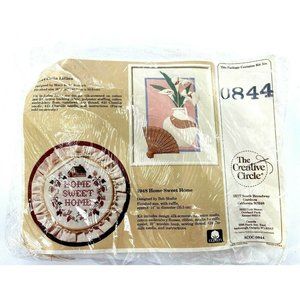 1986 'Calla Lillies' / Home Sweet The Creative Circle Needlecraft Kit No.0844